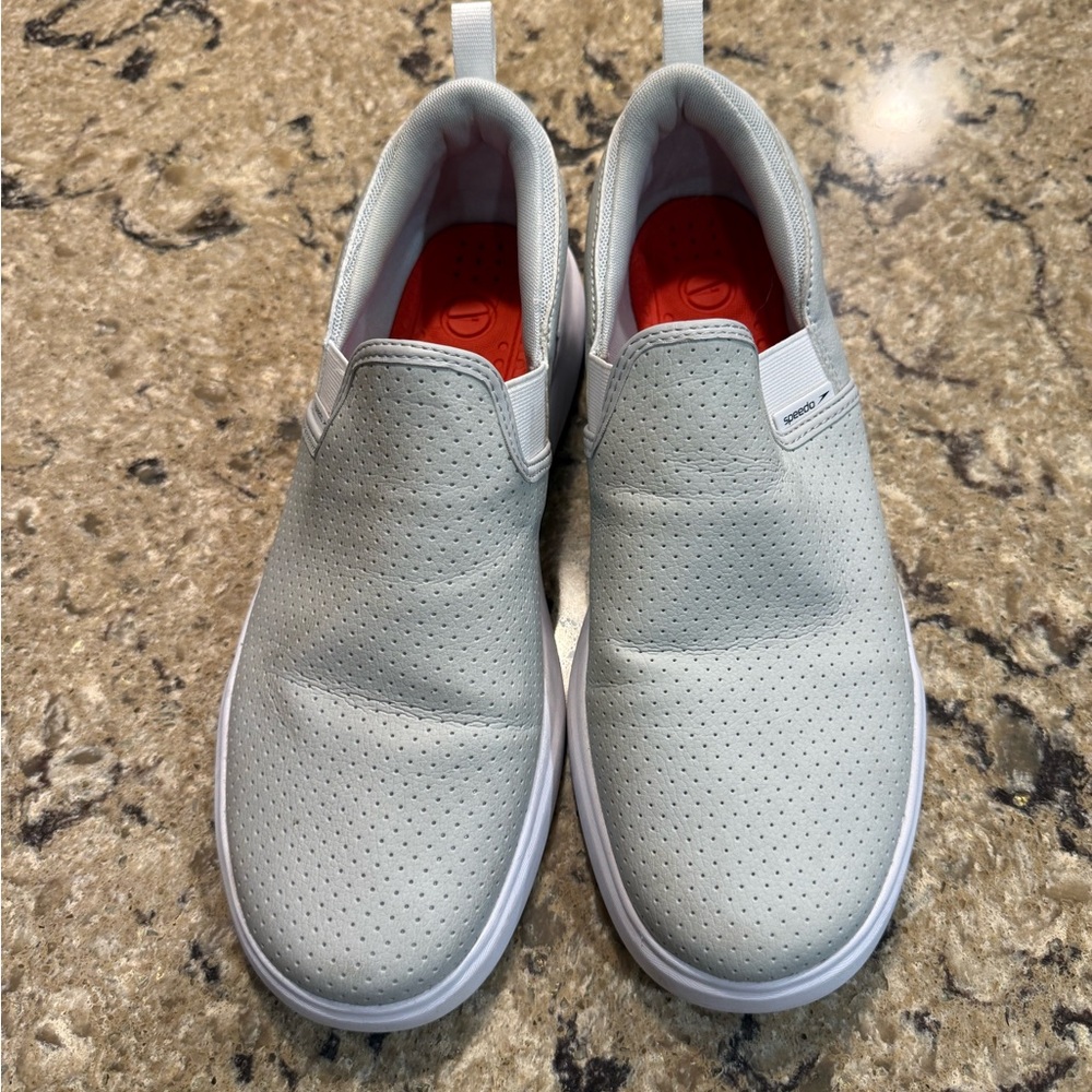 Speedo Gray Slip-On Sneakers